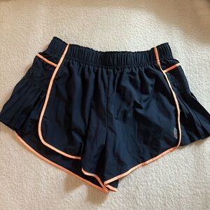 FP Movement by Free People Black Shorts with Orange Trim